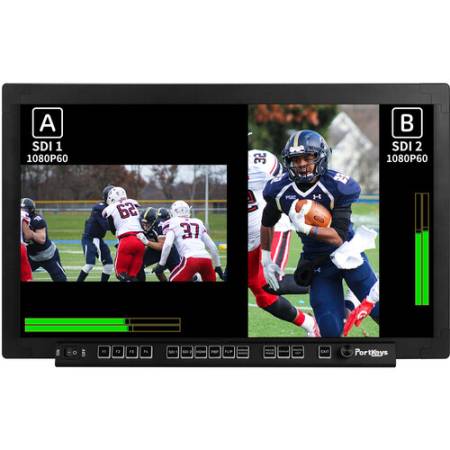 Portkeys MT22-DS - podwójny monitor produkcyjny, 21.5”, SDI, HDMI,1920x1080, 1000:1_Przód monitora_1